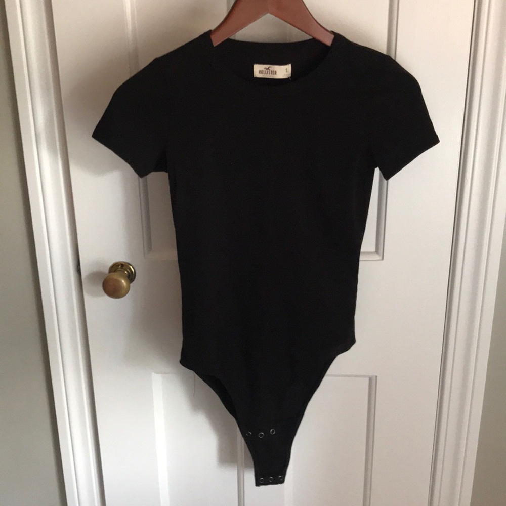 black t-shirt bodysuit